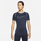 Nike DRI-FIT テニス　Mサイズ　海外 Nike Pro Dri-FIT Men's Tight Fit Short-Sleeve Top. Nike JP